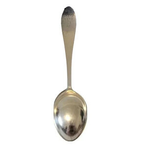 Spaulding Sterling Silver Serving Spoon Antique 60g Monogrammed MMD 8"